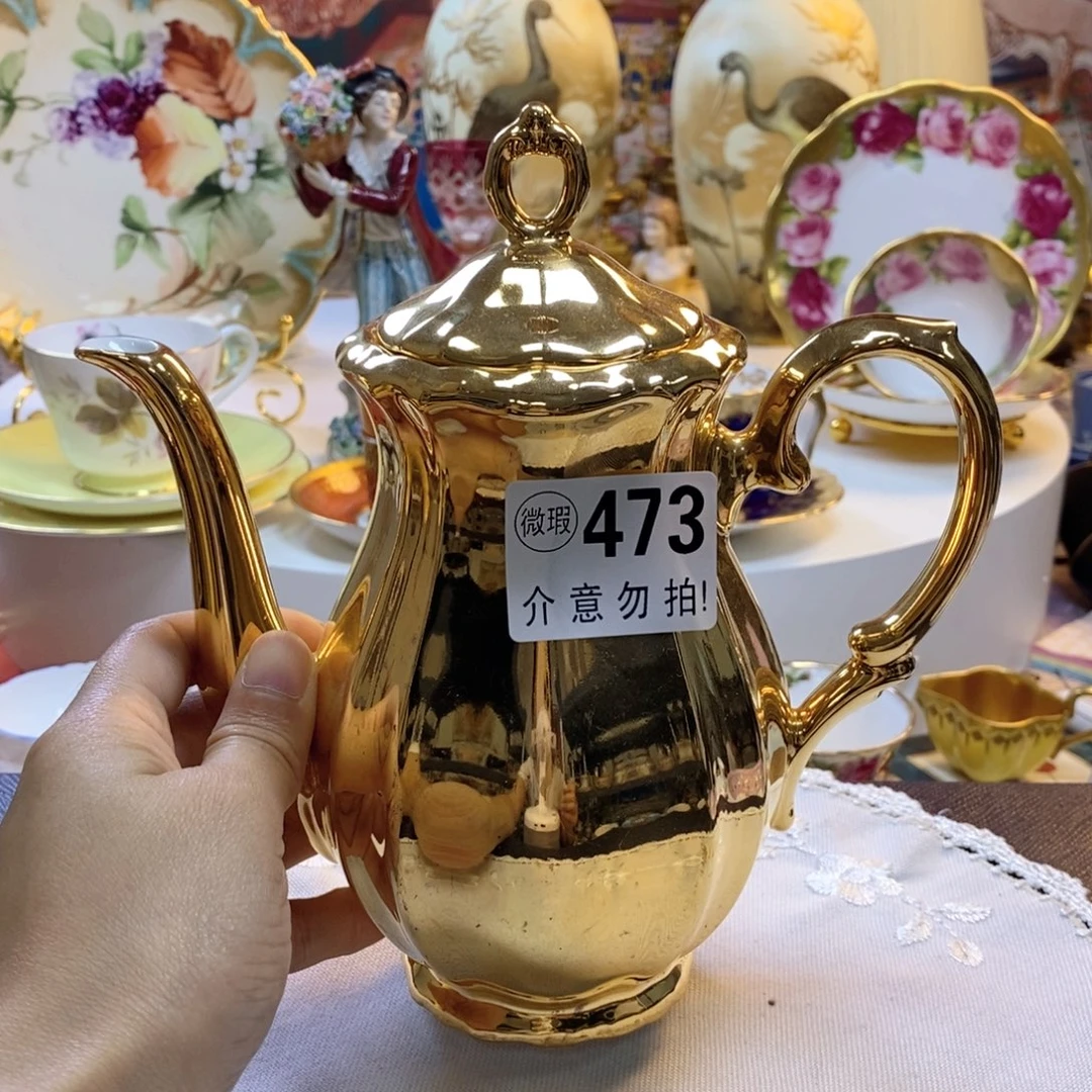 瓷片瓷器欧瓷咖啡杯水晶杯