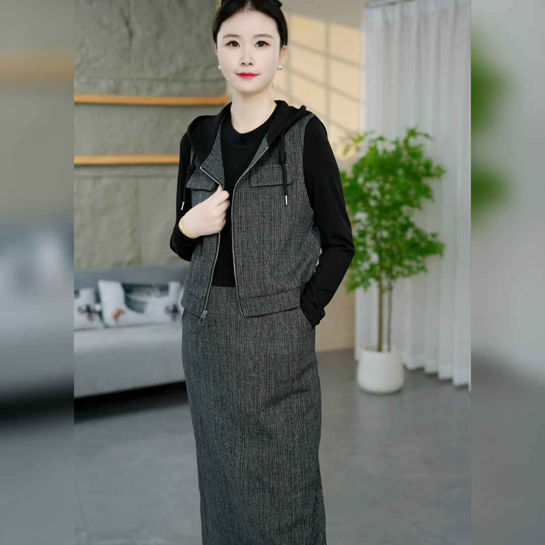 2025气质新款秋季减龄显瘦洋气百搭套装长袖时尚收腰休闲妈妈装