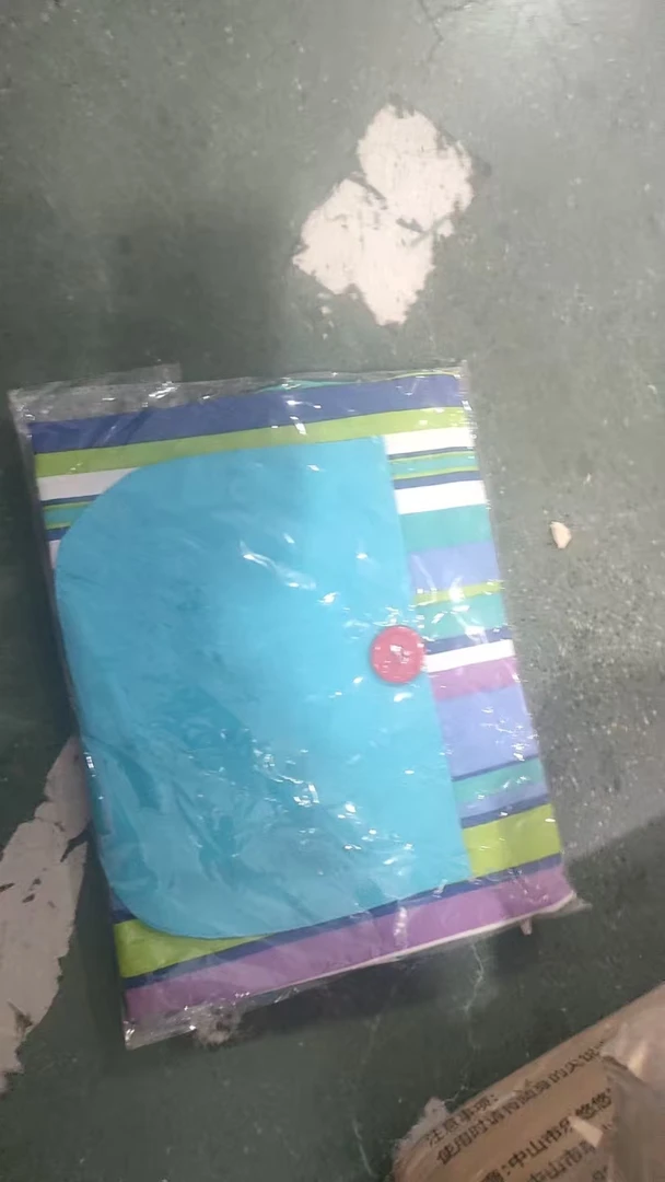 蓝白条纹高品质围裙三件套1件