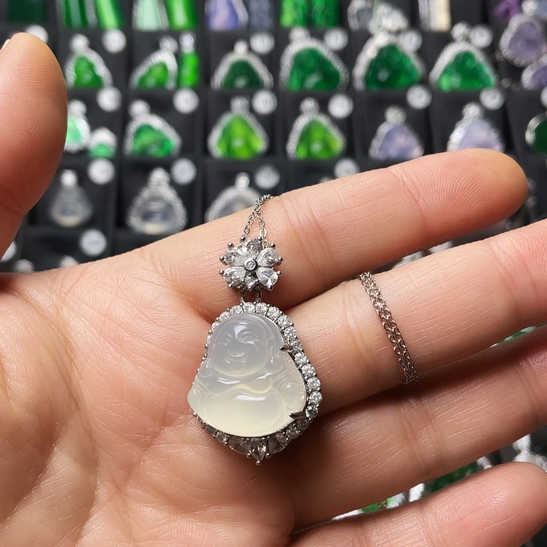 玛瑙/玉髓合金颈饰