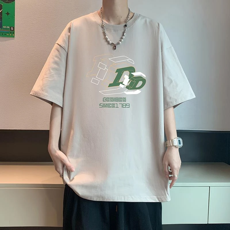 青少年短袖t恤男纯棉夏季15岁男孩半袖体恤16初中高中学生13大童