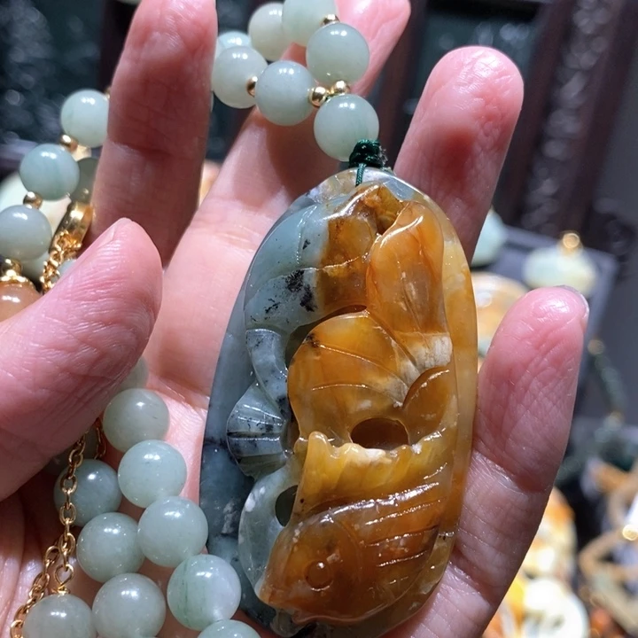 岫玉毛衣链未镶嵌