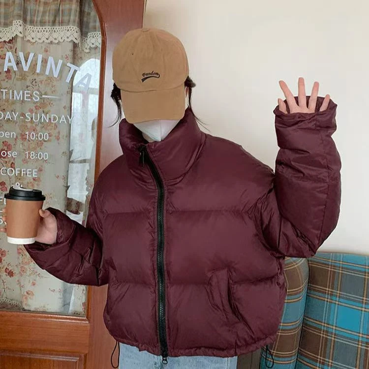 【郭幂幂】短款羽绒宽松韩版冬季网红时尚短款鸭绒羽绒服2408