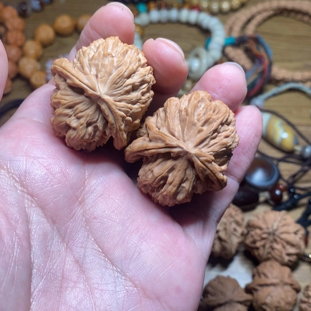 核桃手串/手链白狮子顺风耳