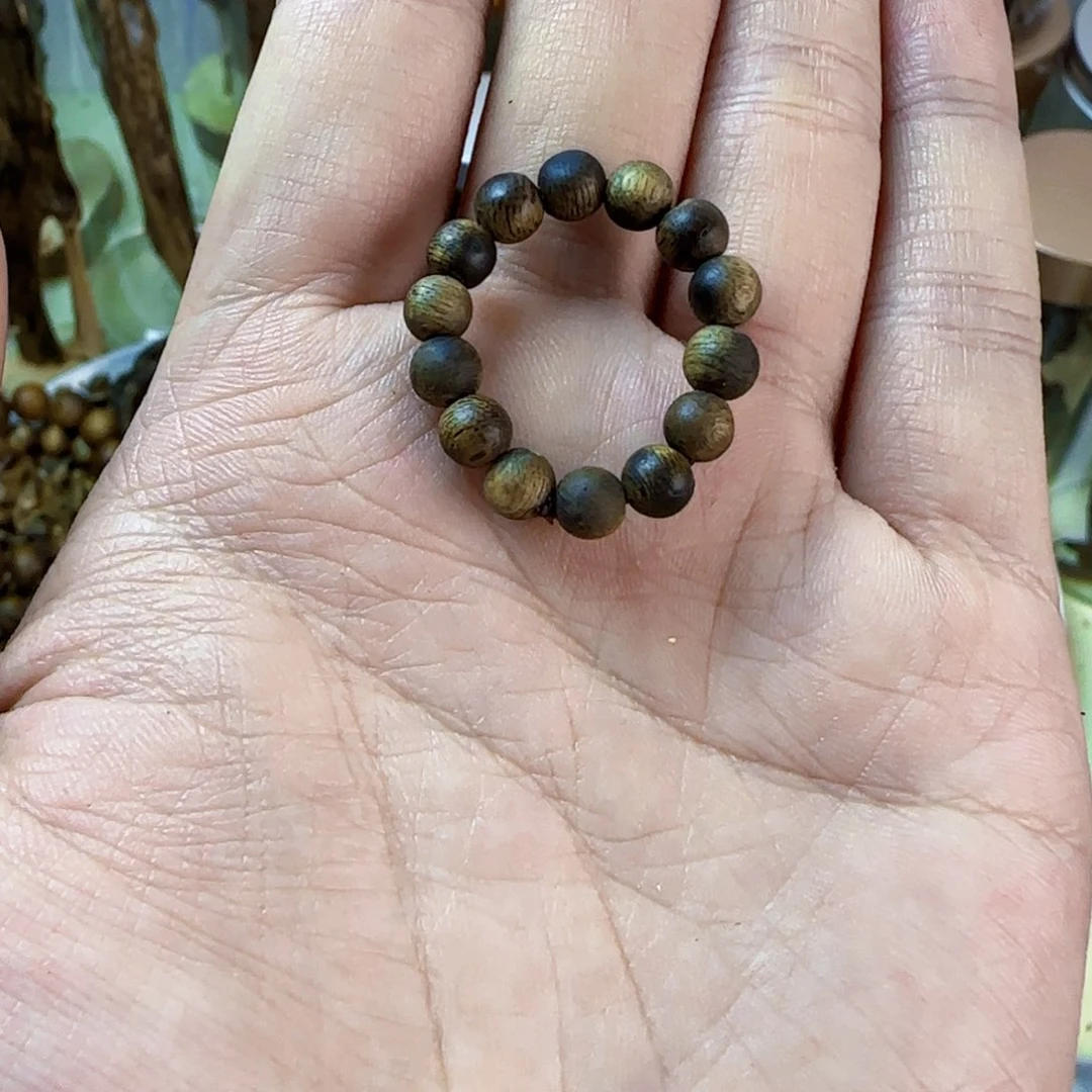 ****风沉香碎屑沉香奇楠沉香碎05戒指