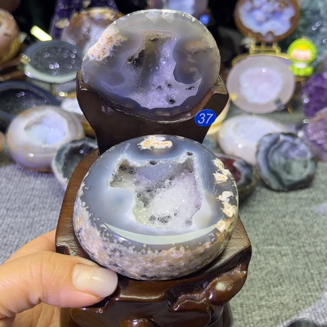 紫晶未镶嵌摆件水晶