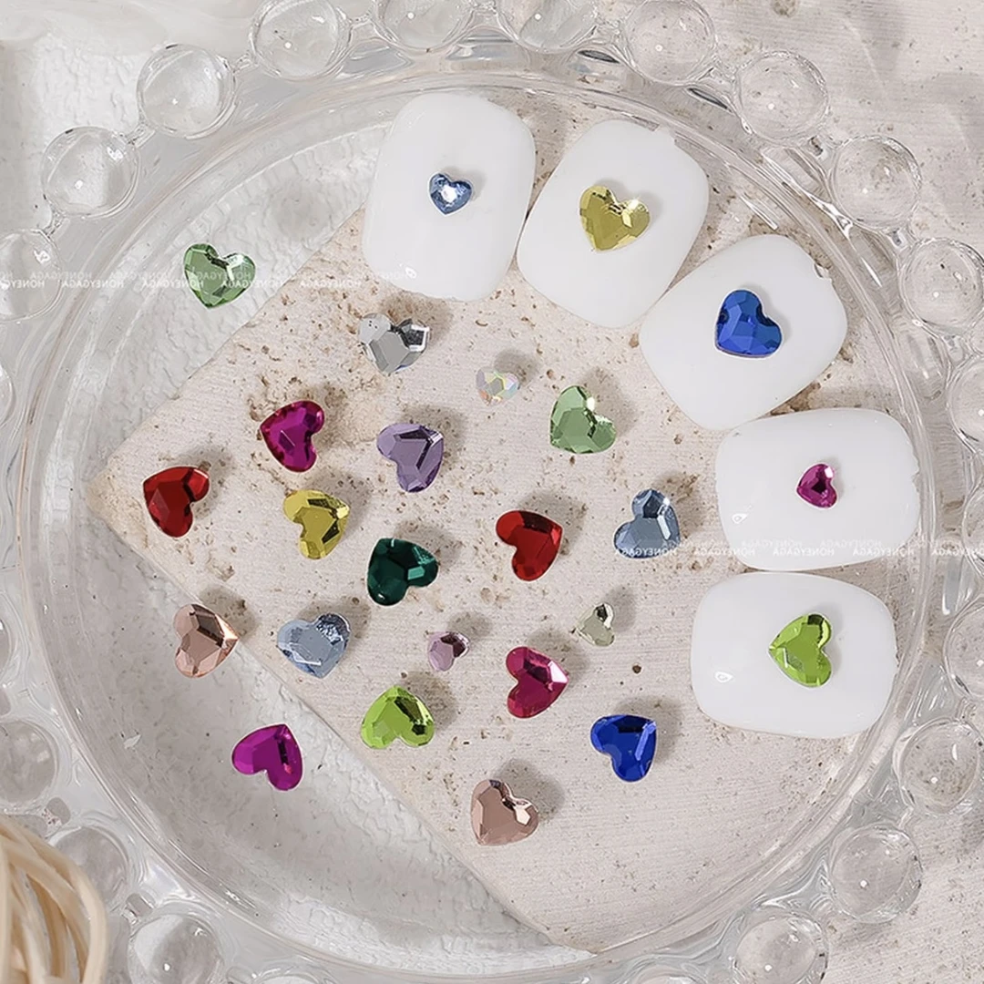 4808平底彩色爱心