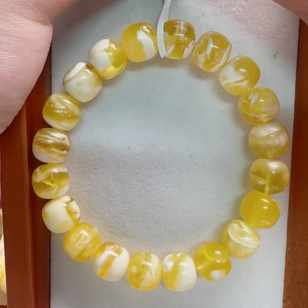 手链琥珀未镶嵌蜜蜡手串