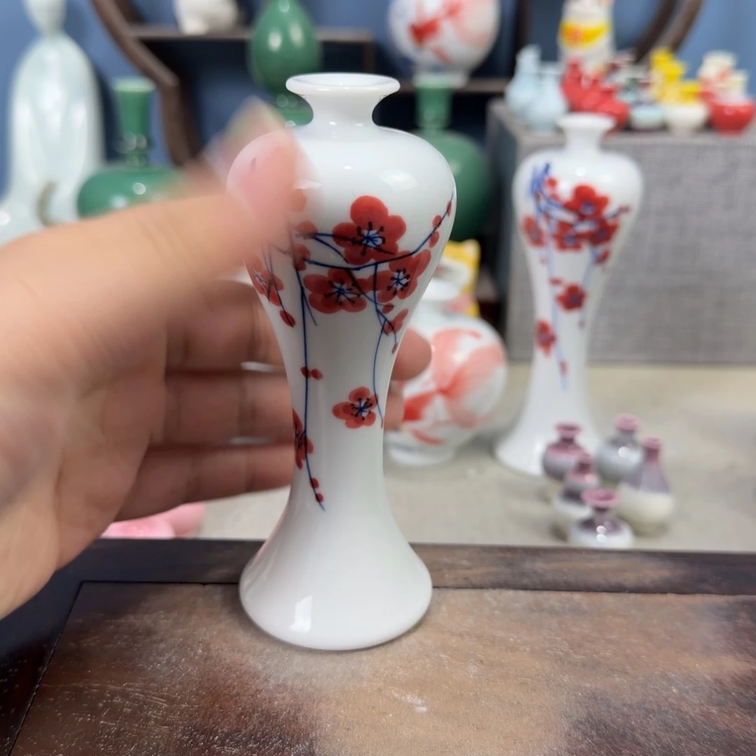 陶瓷手工小花器摆件