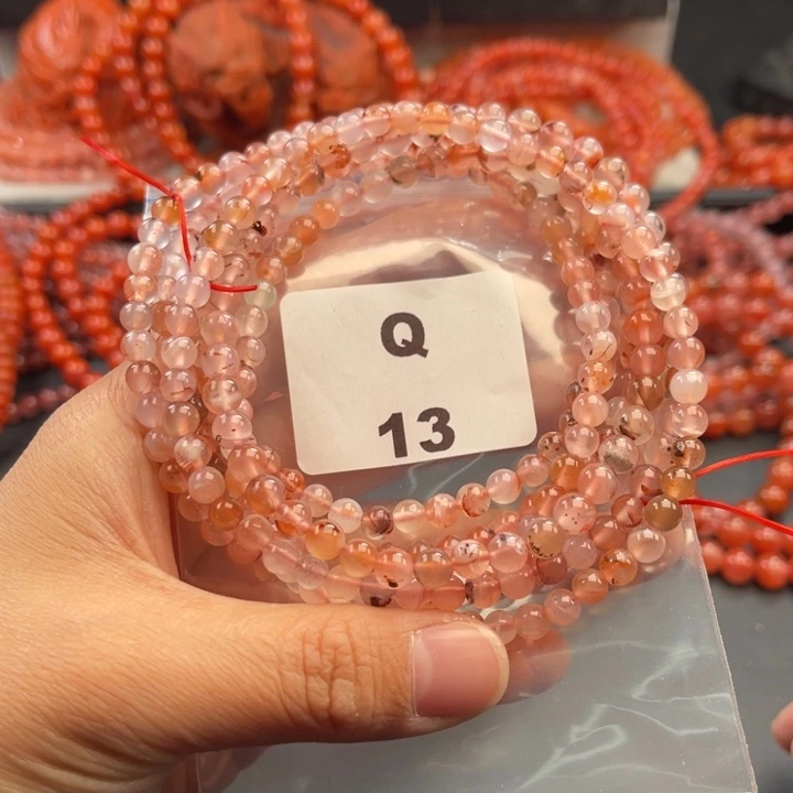 南红玛瑙未镶嵌多样性发货默认微瑕称重5mm2条