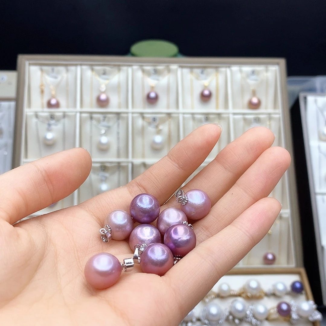 淡水珍珠合金吊坠(不含链)