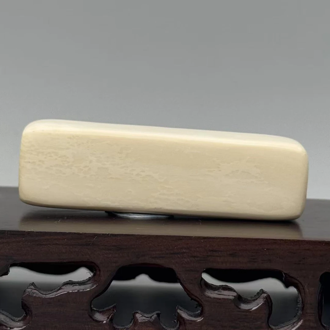 DEZHI/德志69*20*19mm肥皂43g把件天然猛犸牙微水印C161
