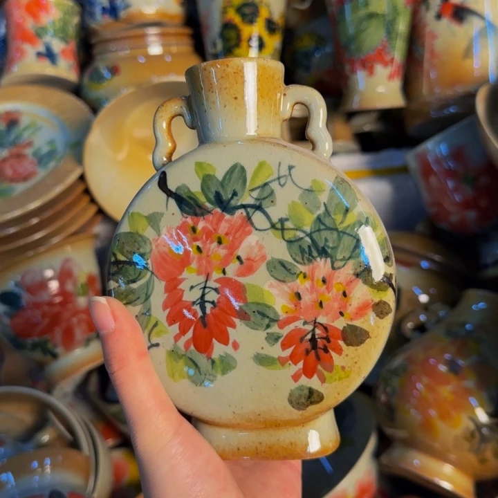 瓷片景德镇陶瓷手工手绘