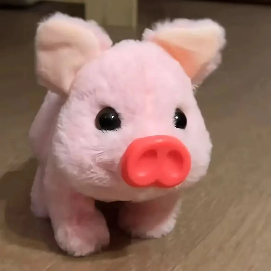 小猪电动玩偶彷真会叫走路摇摆电子宠物过家家玩偶公仔毛绒小玩具