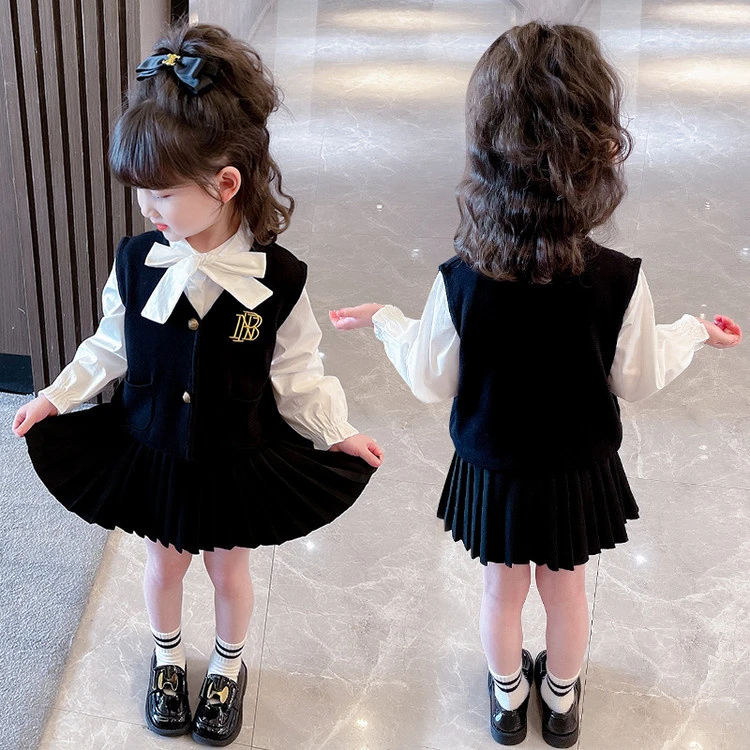 2025年新款秋装儿童高级感套装夏季儿童套装洋气夏装童装女童韩版