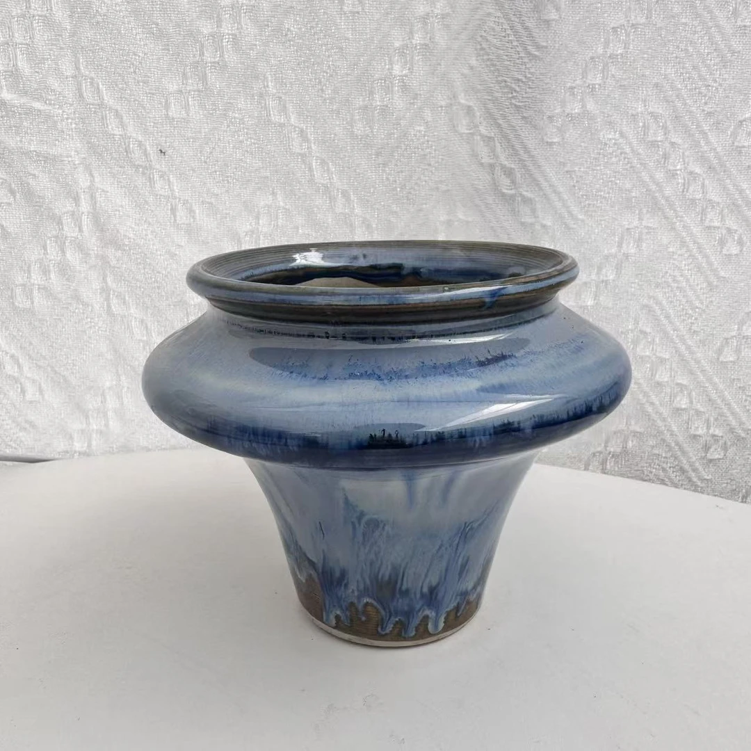 蝴蝶兰【水墨画】景德镇高端定制陶瓷盆1-2颗