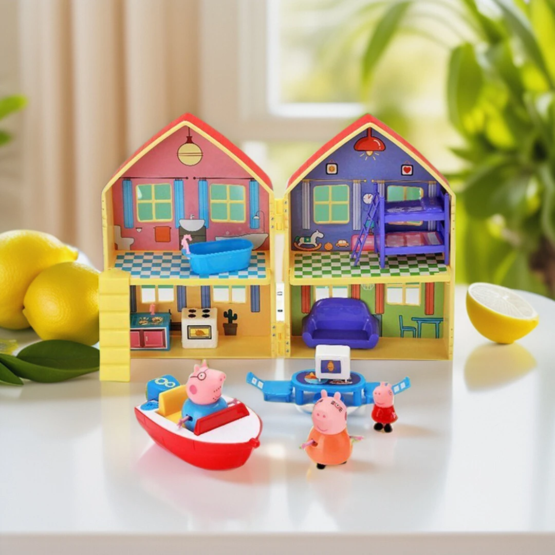 儿童玩具-小猪礼物过家家女孩佩琪房子男孩儿童过家家玩具男女孩