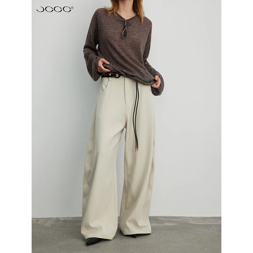 JCCC影子【琥珀黑标/工域】三色极简阔腿休闲西装裤JE5BSK15