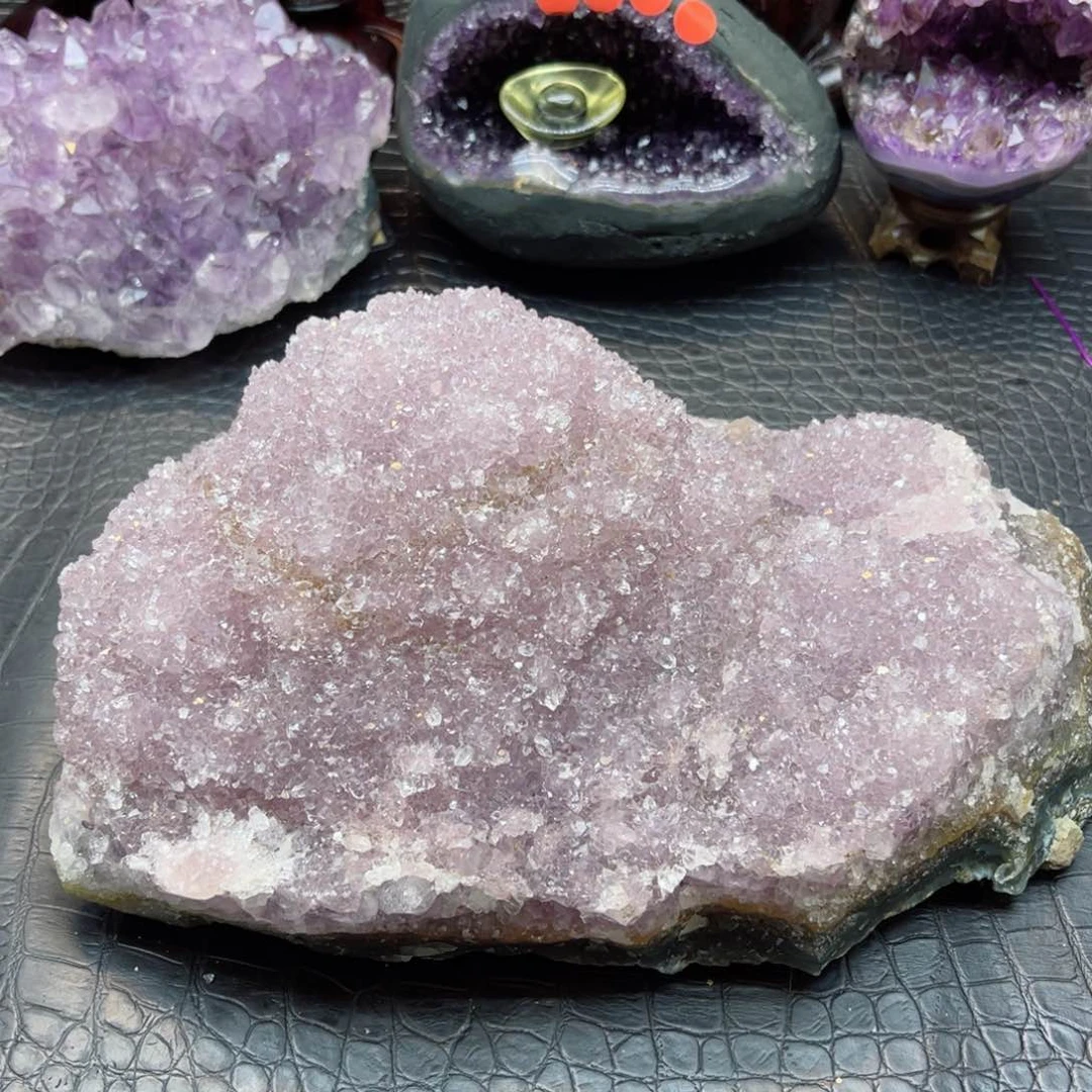 紫晶大型摆件（非配饰）未镶嵌熊**吟