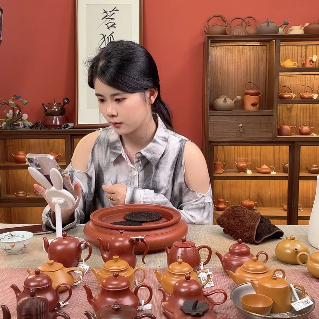 R***萧紫砂茶壶全手工潮州手拉壶