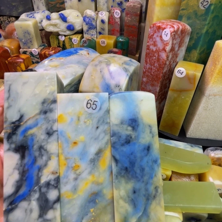 青田石印石蓝帶石