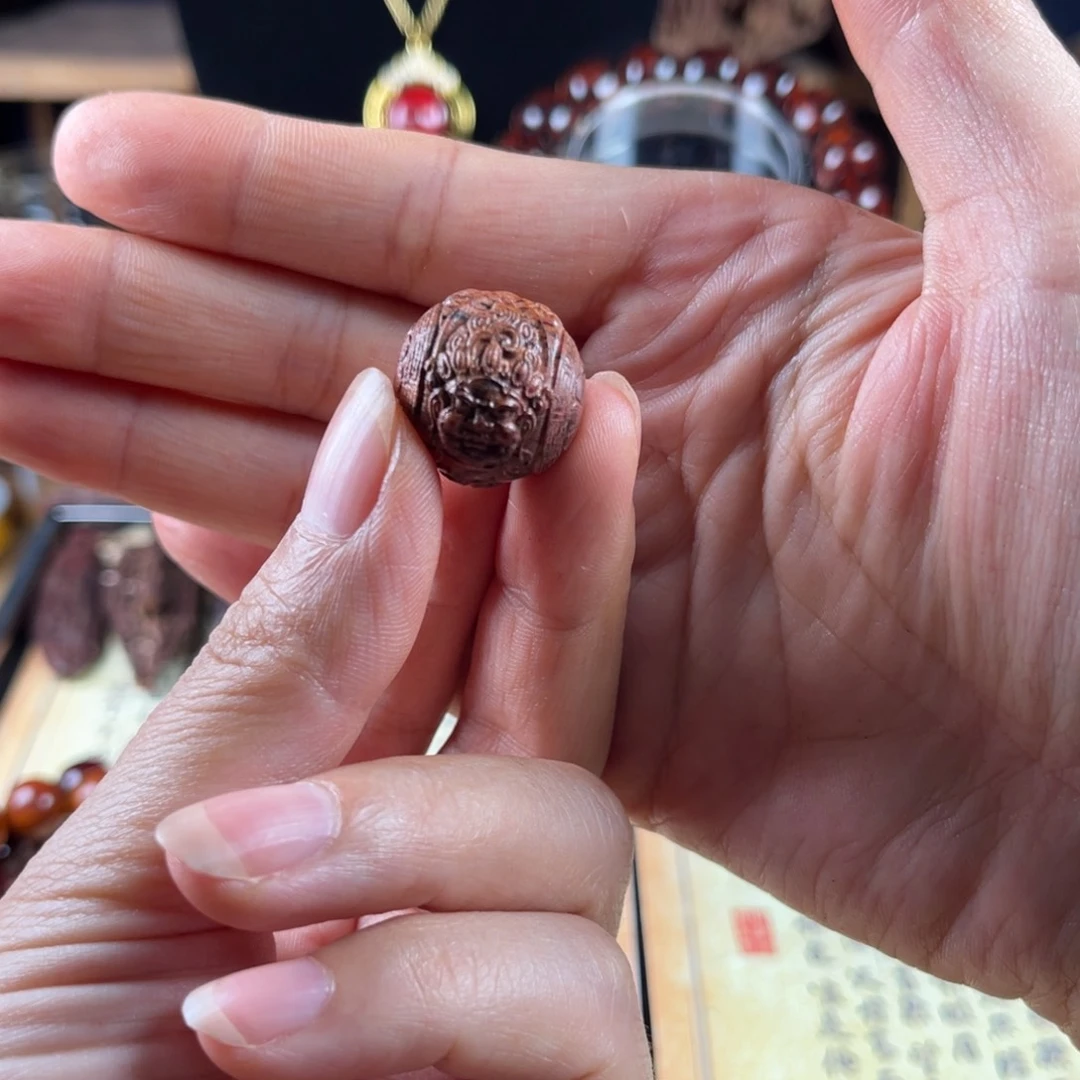 降真香手串/手链毛*猫红降黄财财1.8