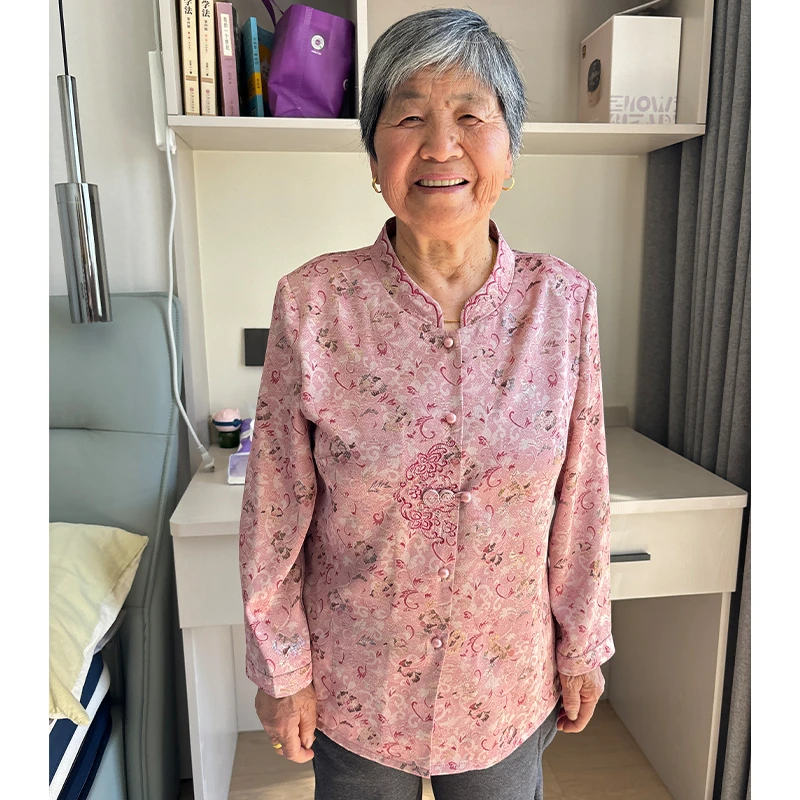 良三奶奶夏装女奶奶衬衫中老年女装妈妈装新款夏季国风新中式衬衣