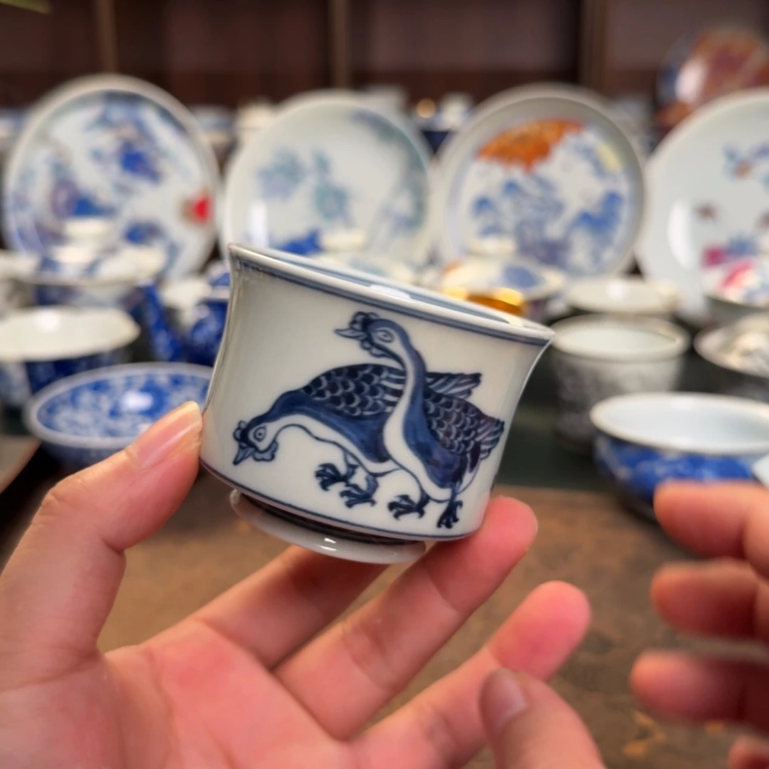 纯手工手绘陶瓷茶具