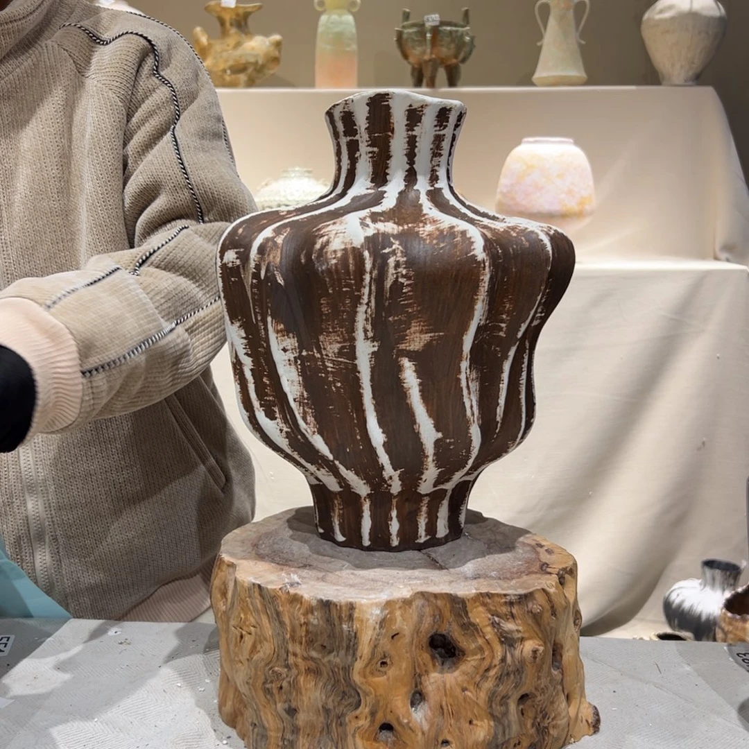 景德镇高温陶瓷207花瓶摆件花瓶摆件花瓶