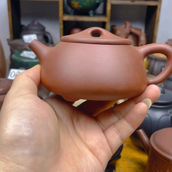 茶壶紫砂紫砂壶紫泥景舟石瓢230cc