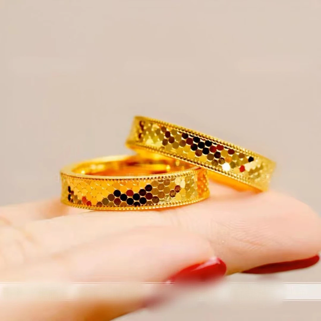 合金戒指 爆款龙鳞戒指  气质轻奢时尚百搭情侣款