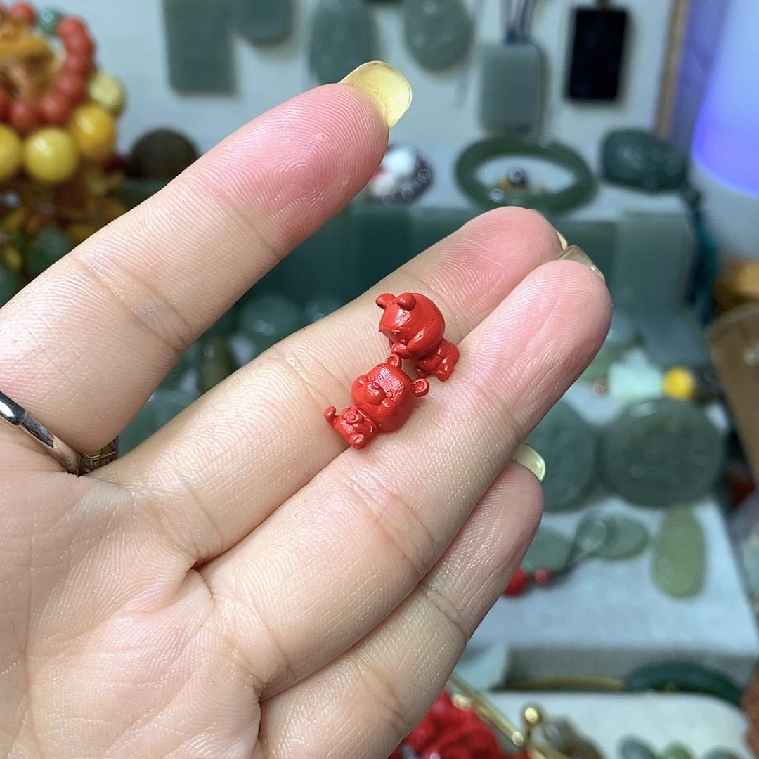 琥珀手链未镶嵌S***y朱砂