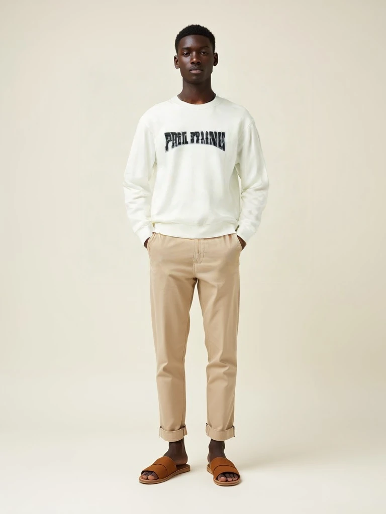 paul frank/大嘴猴休闲百搭简约印花潮流圆领卫衣1088