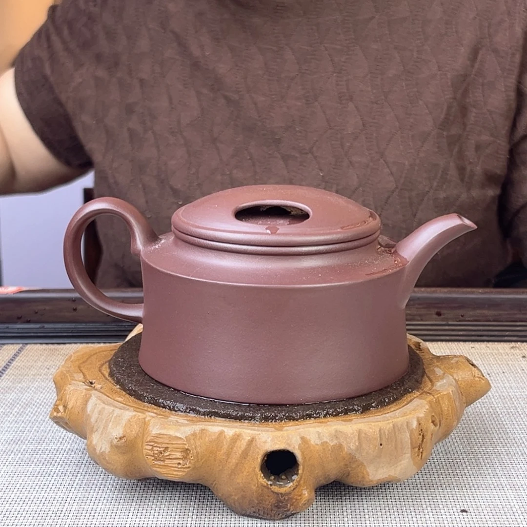 紫砂茶壶宜兴紫泥cc
