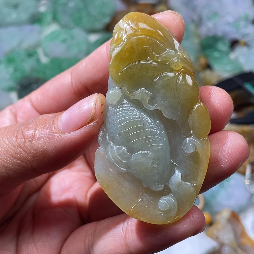 颈饰未镶嵌翡翠翡玉缘翡翠