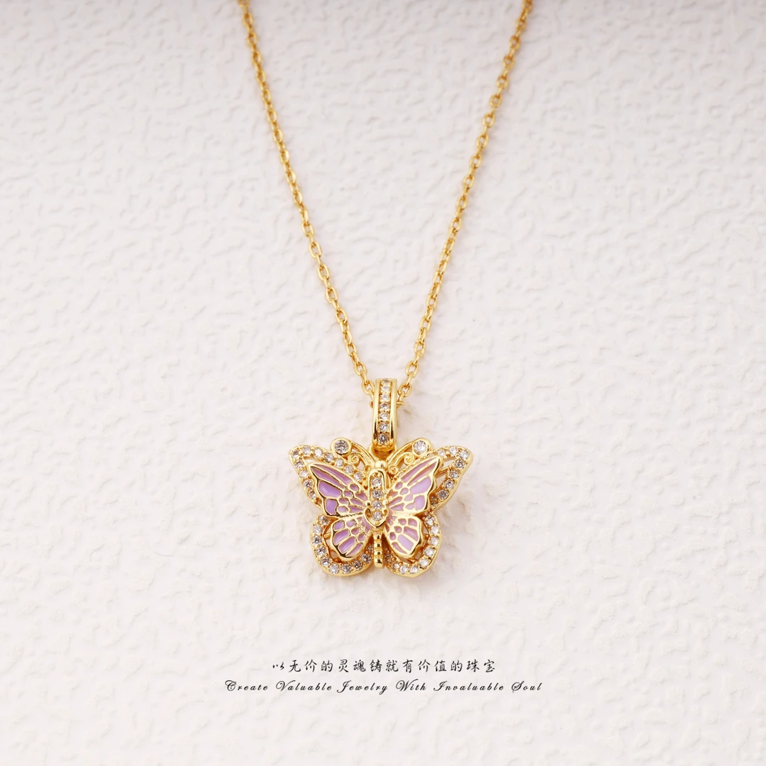 铜合金项链 【Lisa Nik】美·精致百花高级感项链（46cm）LSK-C-31517