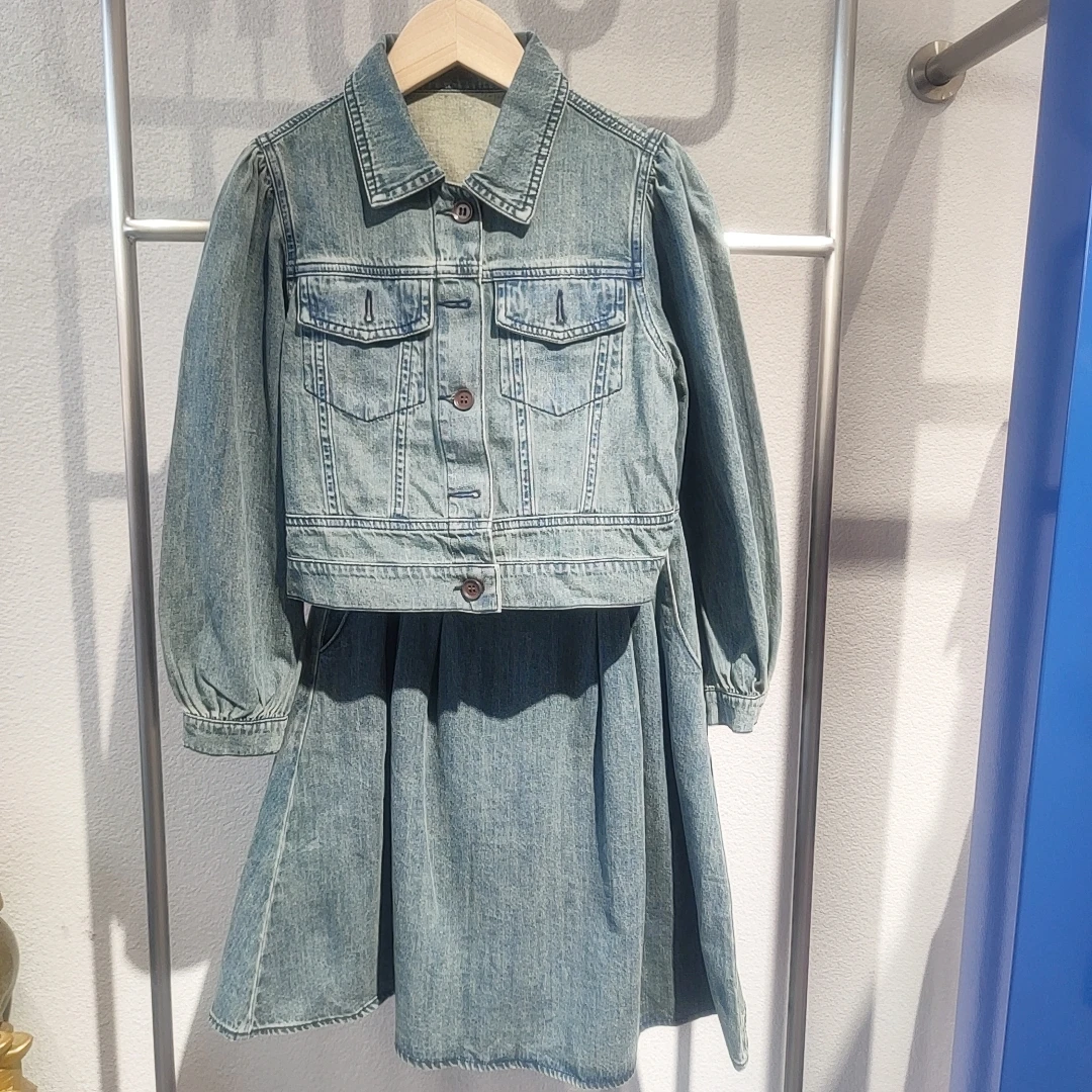 8006/8005儿童春款牛仔套装