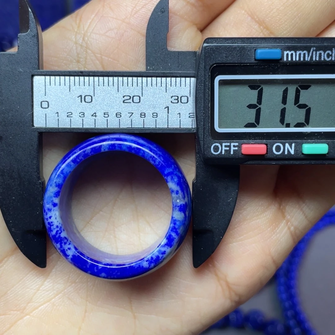 青金石未镶嵌22mm内径扳指