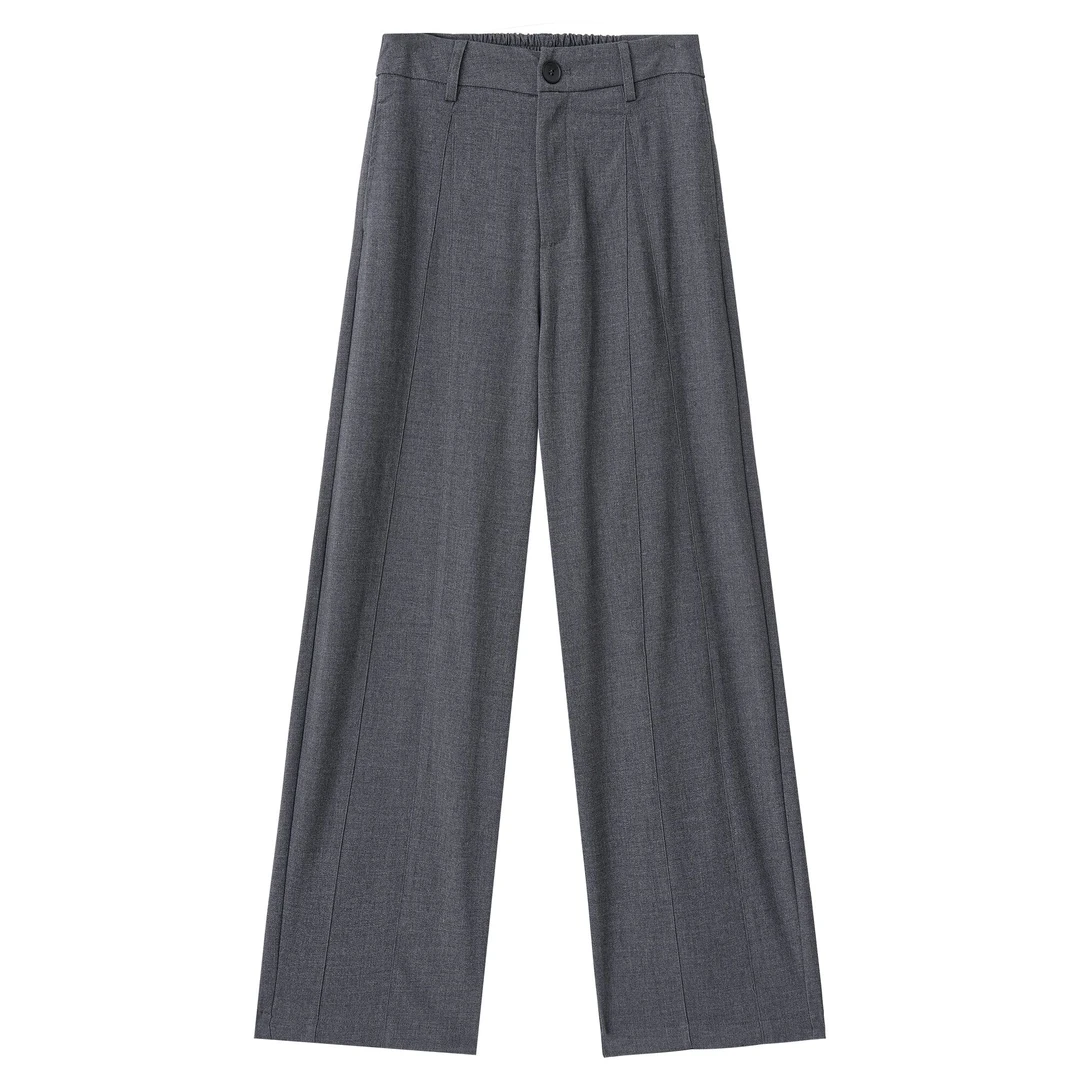 阔腿裤女新款高腰拖地宽松 百搭垂感直筒裤子女2292