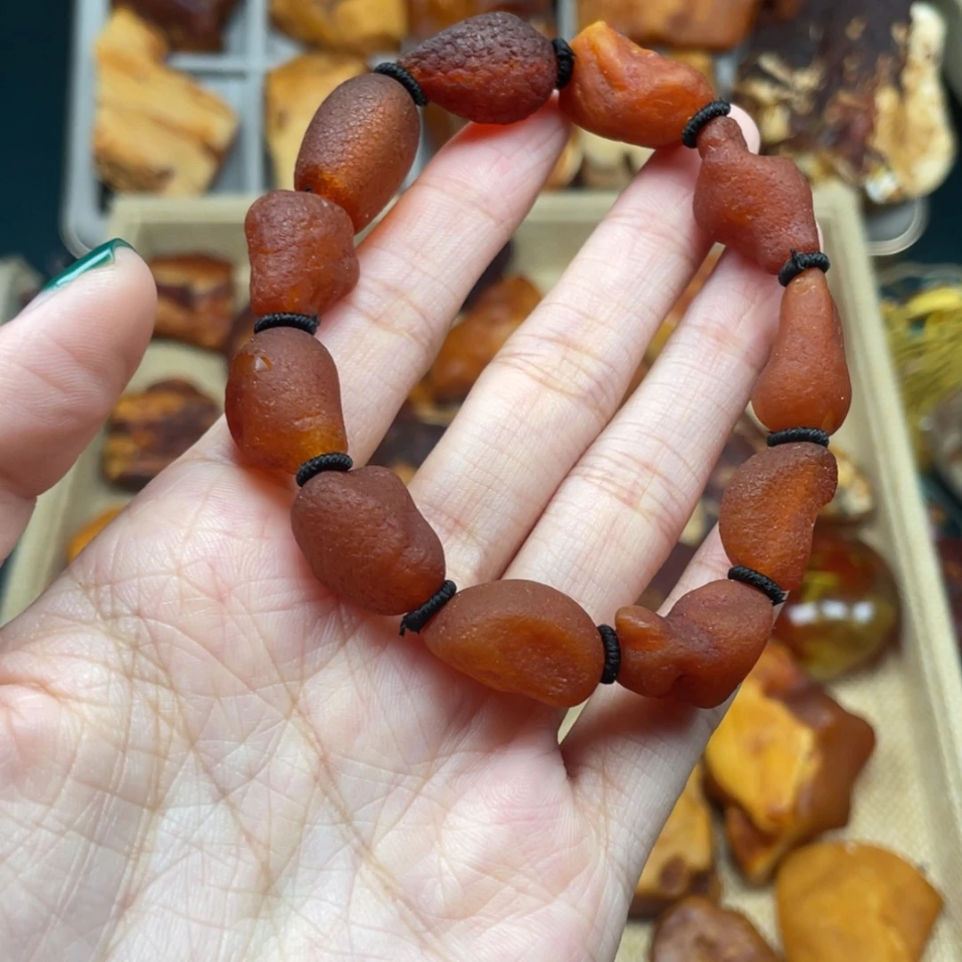 琥珀未镶嵌珠宝奇石