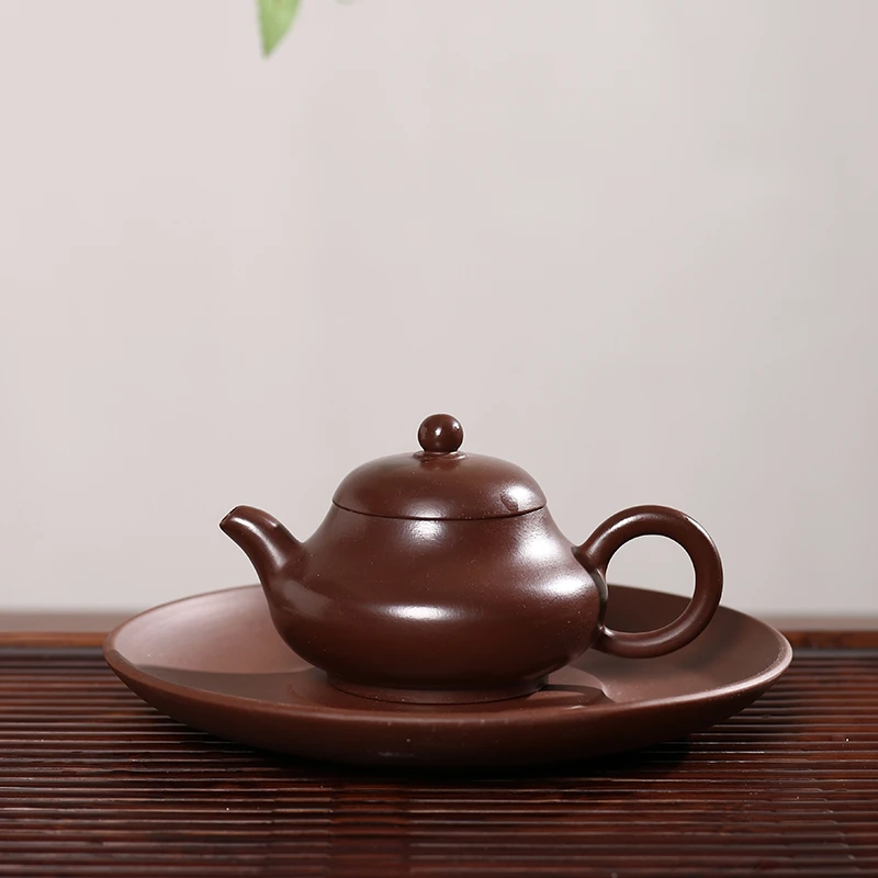 潮州原矿紫泥玉乳壶黑金刚茶壶100cc小容量泡茶壶工夫茶家用茶壶