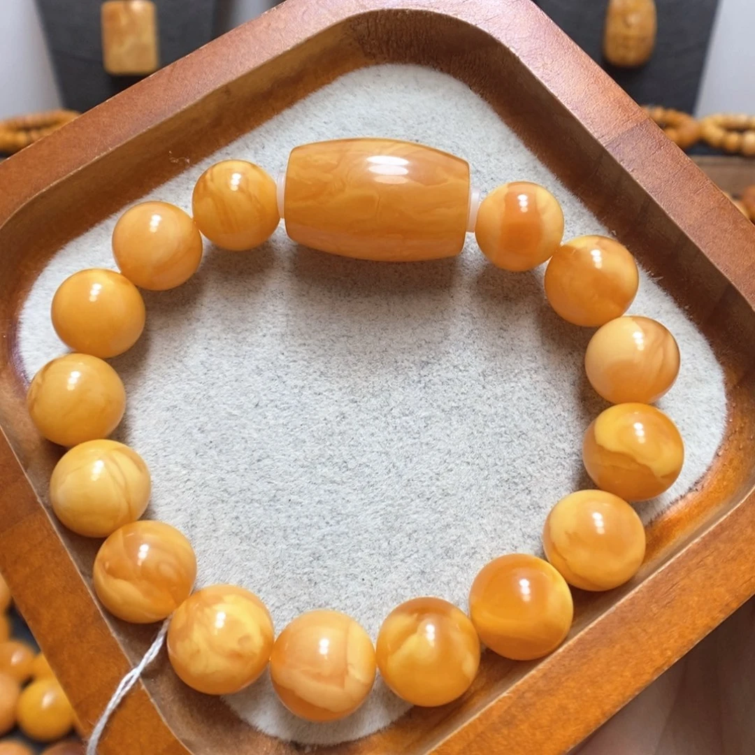 手链蜜蜡未镶嵌蜜蜡