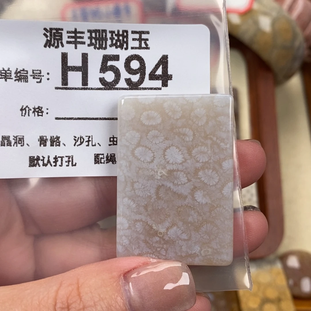 硅化玉颈饰未镶嵌缸*