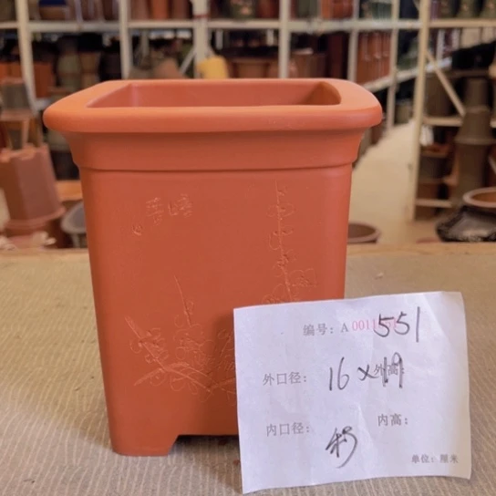 紫砂花盆紫紫砂盆