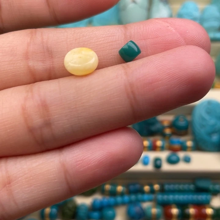 蜜蜡裸石未镶嵌隔片