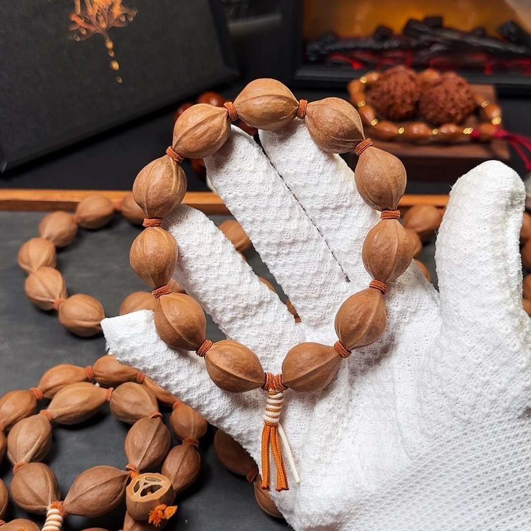 1.7*2.5头货原生态梅林铁核手串