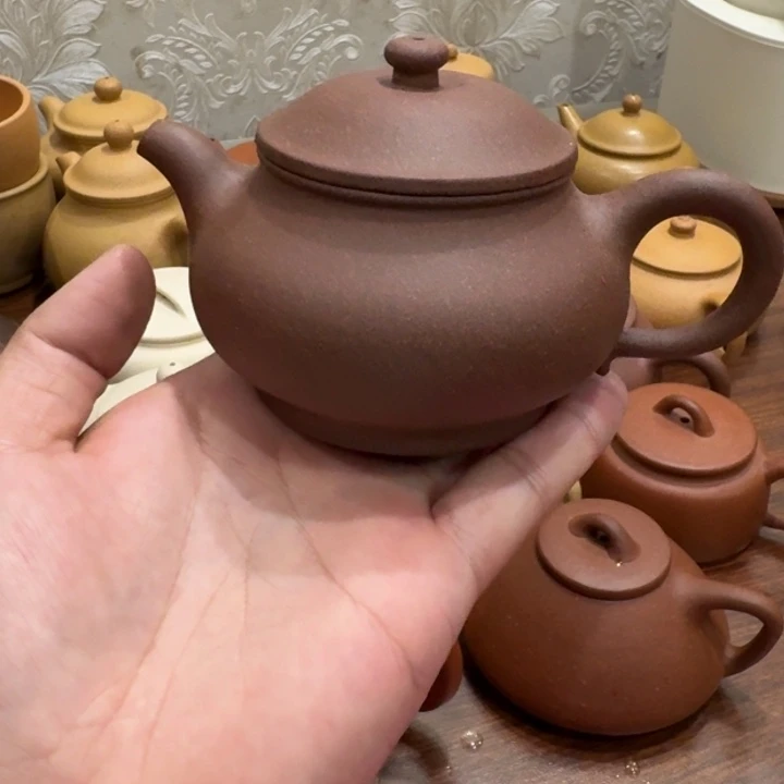 茶壶紫砂底槽清潘壶200cc