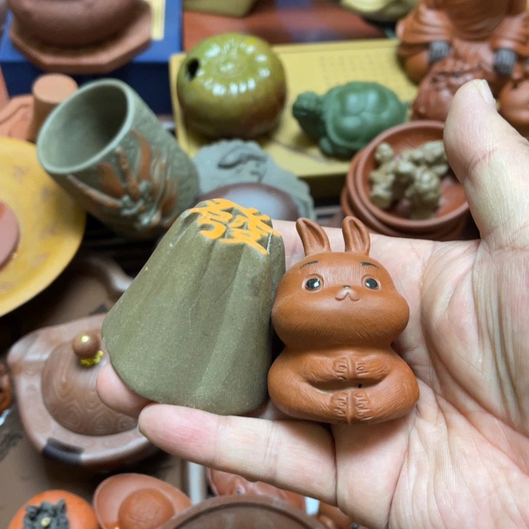 紫砂茶宠紫砂瑕疵