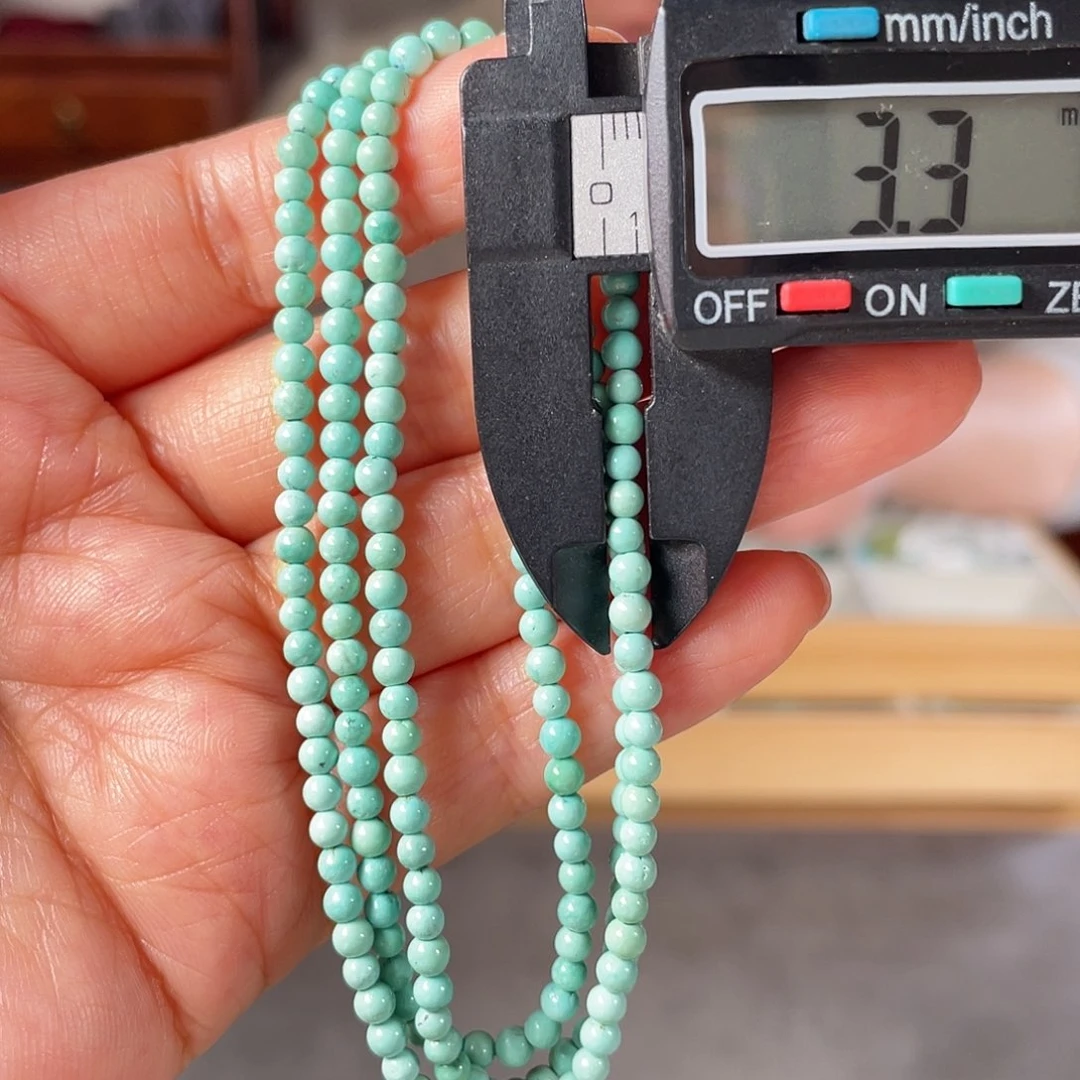绿松石珠子未镶嵌