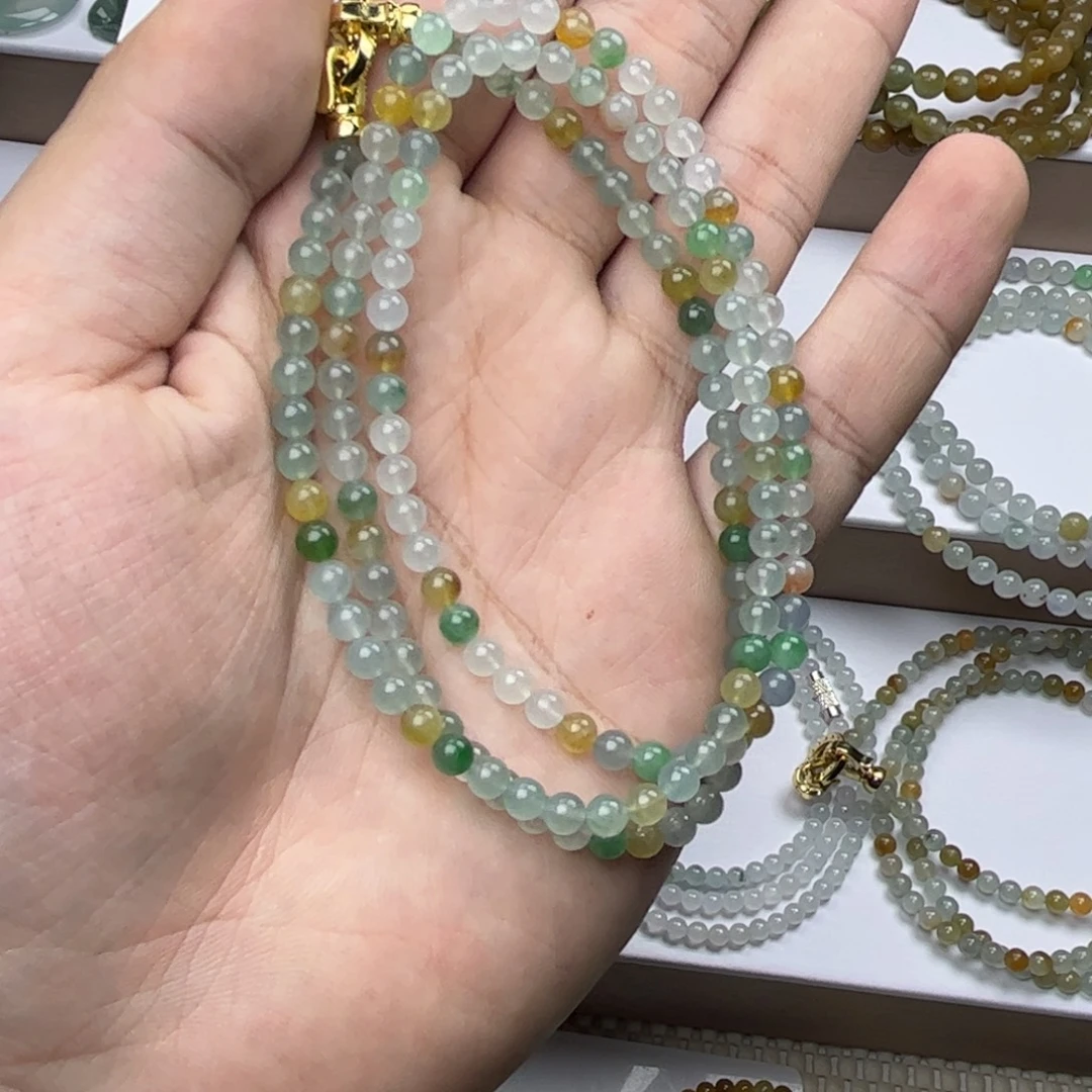 蘂***.翡翠未镶嵌颈饰122